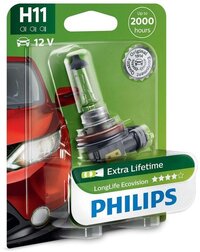 Philips LongLife EcoVision Type lamp: H11, verpakking van 1, koplamp voor auto