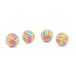 TRENDHAUS 602374 Flummi "Happy Jumper" - 4 stuks - 43 mm springballen met super veerkracht