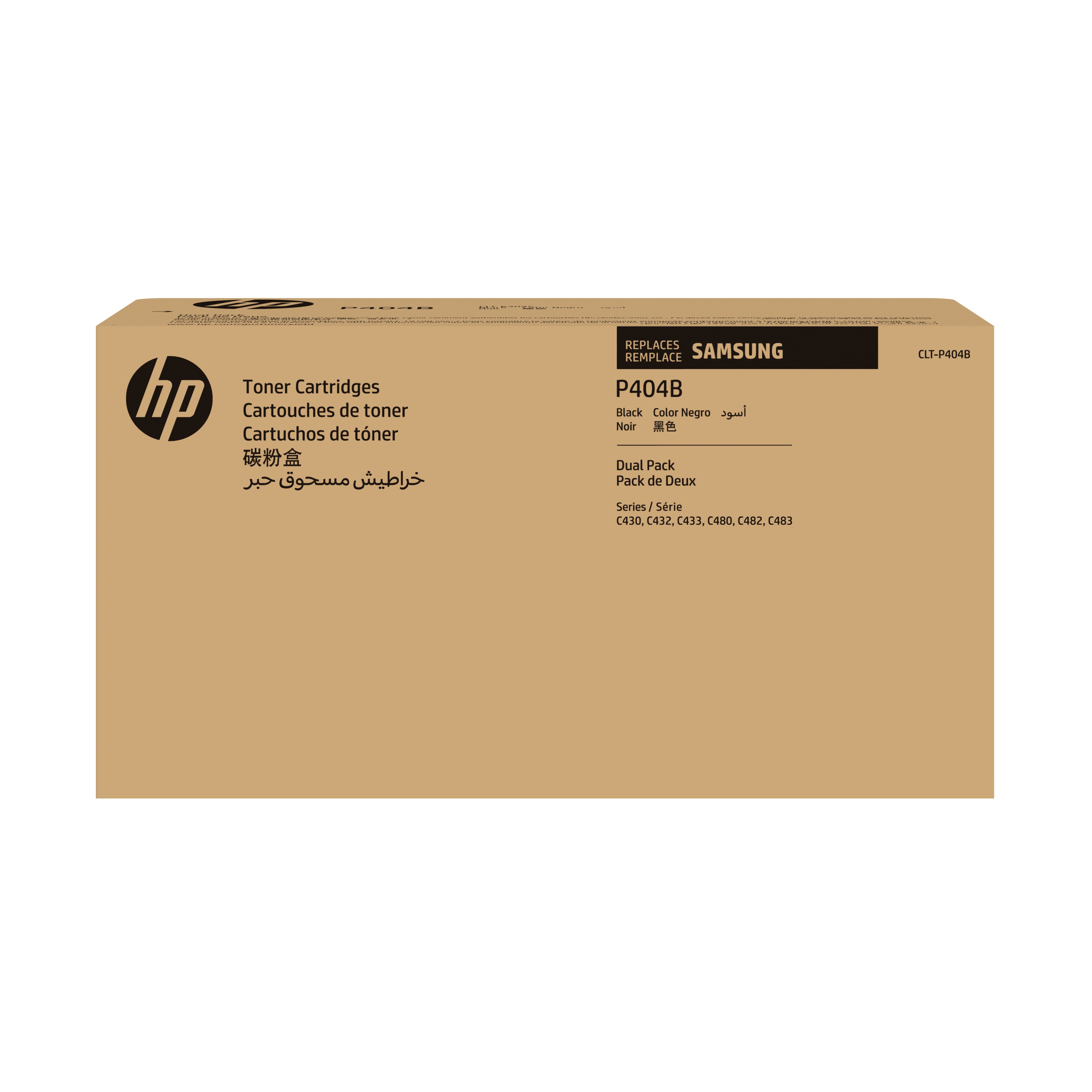 HP Samsung CLT-P404B - 2-pack Zwarte Toner Cartridges - 1500 Pagina's - Origineel