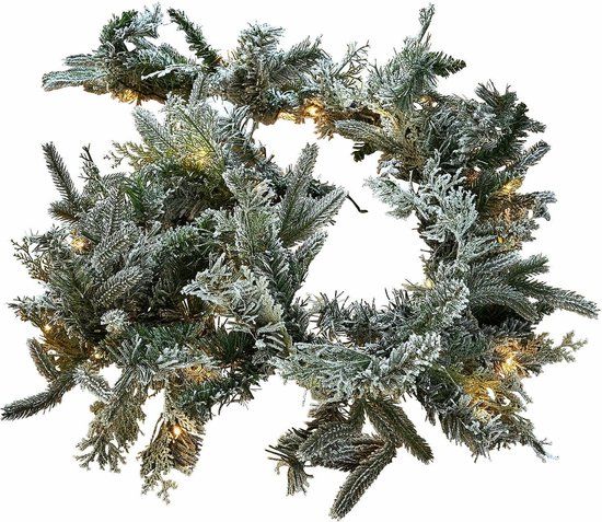 LOBERON Ledguirlande Cadelise groen/wit