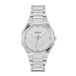 HUGO Driewijzer quartzhorloge voor dames #GRAIL FOR HER-collectie met roestvrijstalen armband