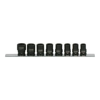 KS Tools 3/8" zeskant dopsleutelset, kort, 8-delig