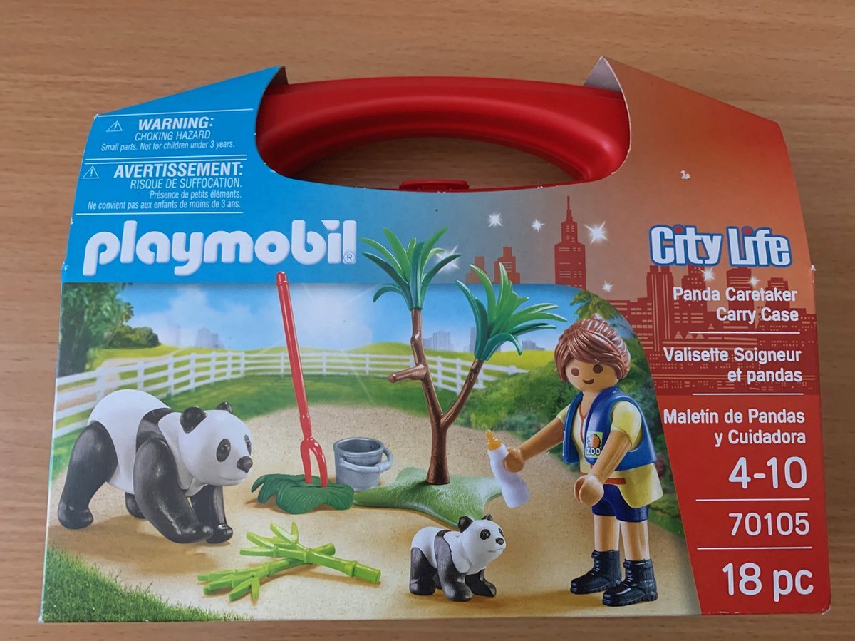 playmobil pandaverzorger Carry case - 70105