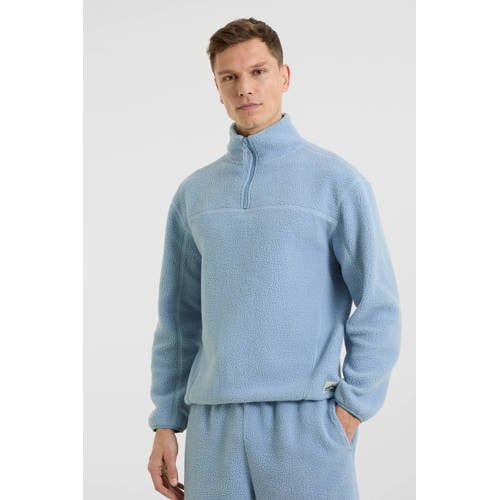 Anytime teddy schipperstrui blauw