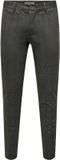 ONLY&SONS - ONSMARK SLIM CHECK 020960 PANT NOOS - Heren - Broeken