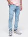 OMBRE Broek - Slim Fit - Katoen - Knopen Indigo XL