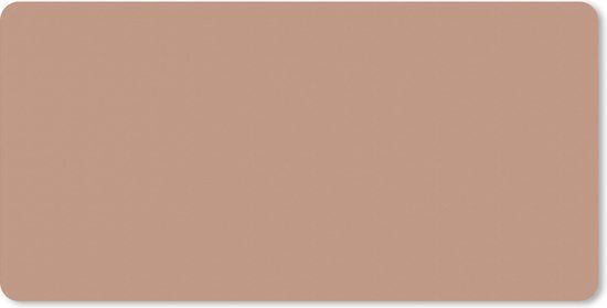 MousePadParadise Muismat xxl - Bureau onderlegger - Beige - Effen - Gaming muismat - 100x50 cm - Grote muismat - Bureau accessoires