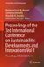 Proceedings Springer Nature Lecture Notes in Civil Engineering 876: Proceedings of the 3rd International Conference on Sustainability: Developments and Innovations Vol 1
