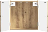 vidaXL Dartbord Kabinet EDE Artisanaal eiken 52,5 x 10,5 x 53,5 cm