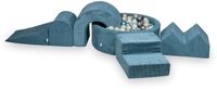 Mimii Foam speelset met rond ballenbad 90x30 Corduroy + 5 elementen