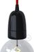 Creative Cables Douille E40 en porcelaine transparente