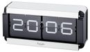Eichmüller horloge de table rétro Flip 9705-02 Argent/Noir