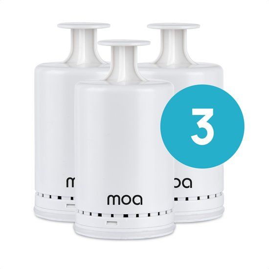 MOA Heetwaterdispenser Filters - Wit - 3 Stuks