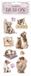 Stamperia - Quiet Days Rub-On 8,33x2,36 Inch Dogs and Cats (DFLRB203)