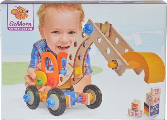 Eichhorn Constructor Graafmachine (90-delig) - Bouwset - Multicolor