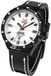 Vostok Europe Heren analoog automatisch horloge met lederen armband NH35-320C680, zwart, Riemen.