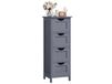 Armoire de rangement de salle de bain 30 x 30 x 82.2 cm gris