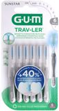 GUM Trav-Ler Ragers Grijs 2.0mm - 3 x 6 stuks - Voordeelverpakking