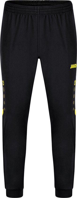 Jako - Challenge Polyester Trainingsbroek Kids - Zwart Maat 128