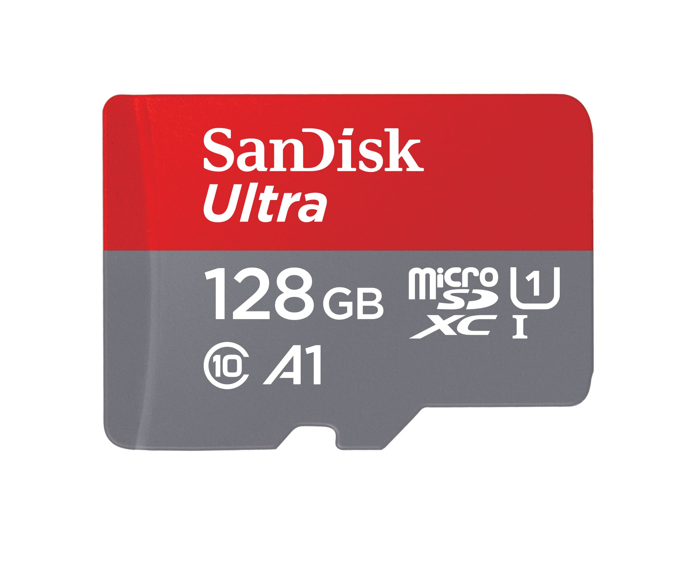 SanDisk Ultra 128GB MicroSDXC - UHS-I Class 10 with Adapter