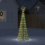 vidaXL LED-kerstboom 275 LEDs warm wit 180 cm