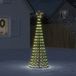 vidaXL LED-kerstboom 275 LEDs warm wit 180 cm