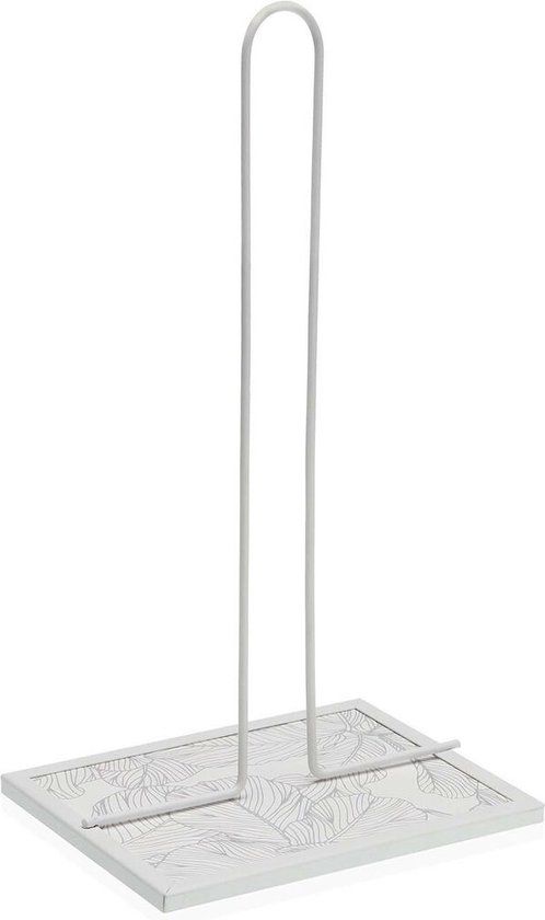 Versa Palmboom Keukenpapierhouder - Metaal/Staal/Hout/MDF - 16,5 x 31 x 13 cm - Overig