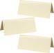 Santex naamkaartjes/plaatskaartjes - Bruiloft - creme - 100x stuks - 7 x 3 cm