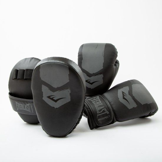 EVERLAST PROSPECT 2 MITT KIT - black/grey - Unisex - Kunstleer - (Kick)bokshandschoenen