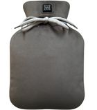 Warmpi® Buddy – Draadloze Infrarood kruik (30x20cm) – 2 zijdige warmte tot +/- 65°C – incl. Powerbank (10.000mAh) – Fluweel Grijs