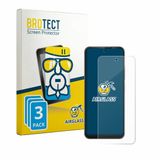 BROTECT Screenprotector 3 Stuks voor Gigaset GP20 Beschermglas transparant