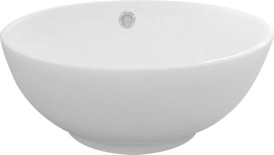 Best Design Rema opbouw waskom 37.5x16cm Keramiek Glans Wit Rond