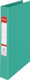 Esselte Colour'Breeze 2-Rings A4 Ringband voor 190 Vellen - Rugbreedte van 42mm - Groen