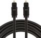 ETK Digital Toslink Optical kabel 3 meter / audio male to male / Optische kabel PVC series - zwart