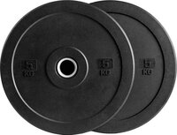 VirtuFit Hi-Temp Bumper Plate - Olympische Halterschijf van Rubber - 50 mm - set 2 x 5 kg