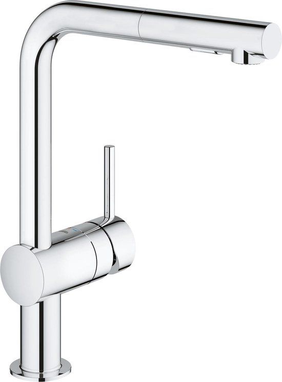 GROHE Minta Keukenkraan - Chroom - Met uittrekbare handdouche
