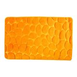 MSV Badmat, microvezel, kiezelsteen, 40 x 60 cm, saffraan