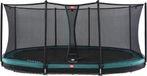 BERG Grand Favorit InGround 520 Trampoline - Safety Net Comfort - AirFlow Springdoek - Vert