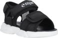 ZIGZAG Sandalen Sasir Kinderen Unisex Zwart Maat 31 Platte Sandalen Textiel Rubber Klittenband Lente/Zomer 2026