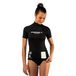 Cressi Rash Guard Lady Dive Center dames Vrouwen korte mouw beschermend shirt in elastische stof met UV (UPF) 50+ zonbescherming