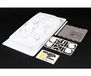 Tamiya 300054491-1:10 rallye-cockpitset linksstuur, modelbouwaccessoires, wit