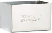Staedter Dessert Rechthoekige vorm Ring, Zilver
