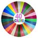 Stylo 3D filament, 40 couleurs, 1,75 mm PLA, 120 m