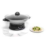 Tefal WO3000 Elektrische Wok - Zilver - 8 Personen - 1200W