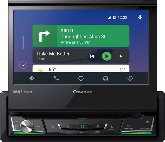 Pioneer AVH-Z7200DAB Autoradio Enkel din USB-Apple CarPlay-DAB+ - 4 x 50 W