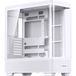 Jonsbo TK-5 Midi-tower PC-behuizing Wit Zijvenster