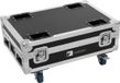 ROADINGER Flightcase 4x AKKU BAR-6 Glow QCL Flex QuickDMX mit Ladefunktion