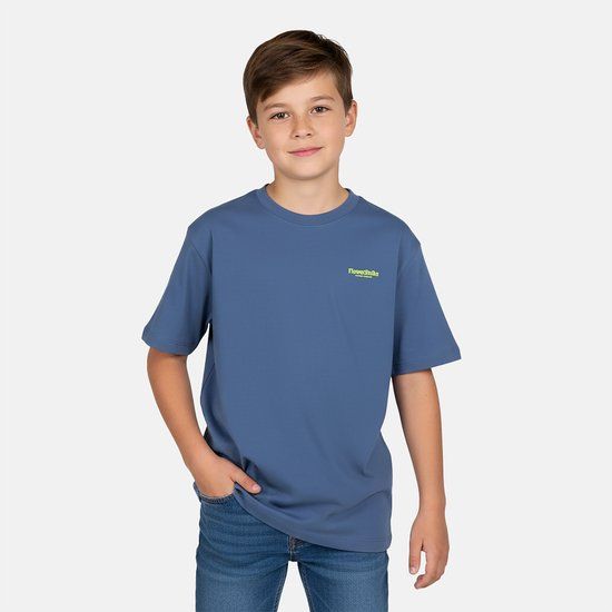 Cars Jeans T-shirt Pluyo jr. Jongens 164 Katoen Ronde hals Blauw