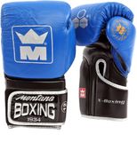 Montana X-Boxing Newcode Gants de boxe Cuir Unisex Adultes 8 oz Bleu