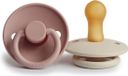 Frigg Fopspeen Latex 2 Pack - Classic - Blush/Cream T2 (6-18 maanden)
